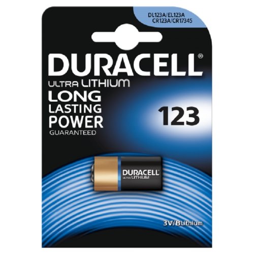 Элемент питания Duracell CR123 BL1 (цена за 1 шт.) (батарейка) картинка 